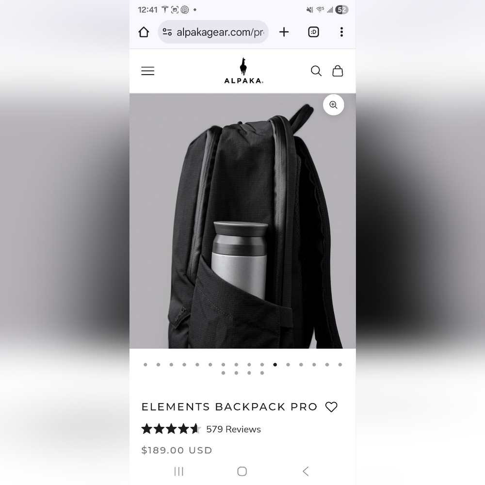 Alpaka Elements Backpack PRO NWT - image 13